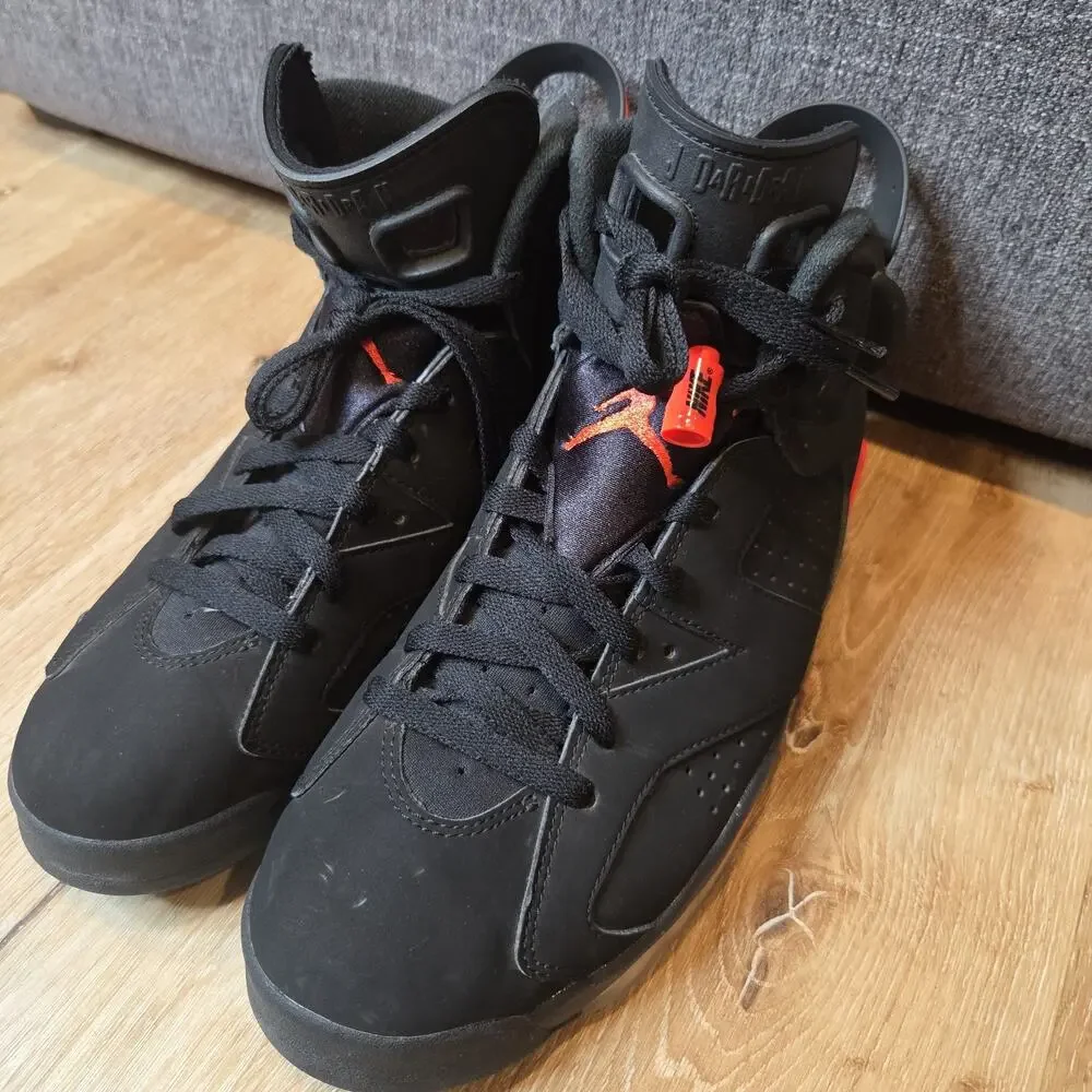 Nike Air Jordan 6 Retro Black Infrared 2019 Size 10 384664-060 No Box Ships Fast